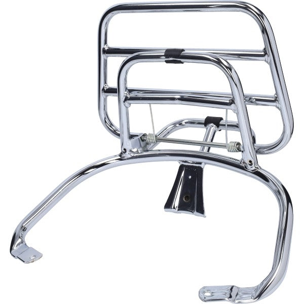 achterdrager Regia opklapbaar origineel model (made in EU) chroom vespa, primavera, sprint