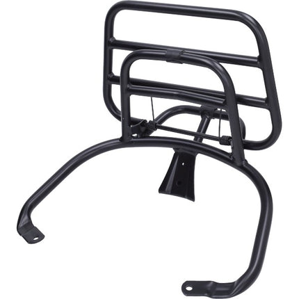 Porte-bagages arrière Regia pliable modèle original (fabriqué dans l'UE) noir mat vespa, primavera, sprint