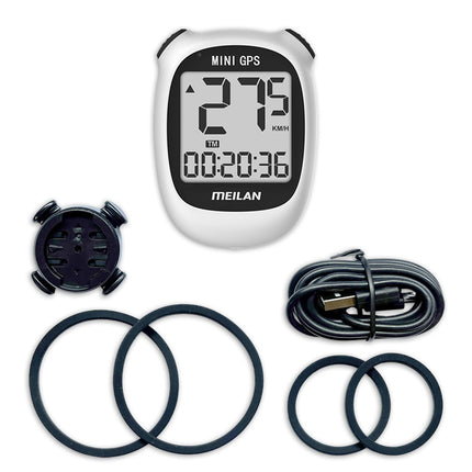 Meilan Fietscomputer GPS M3 Mini – USB oplaadbaar – FK427210.WHI – productafbeelding 2