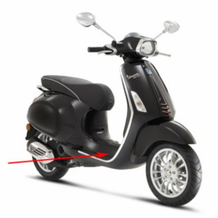 footboard Piaggio original black gloss 94 sprint 6736125090