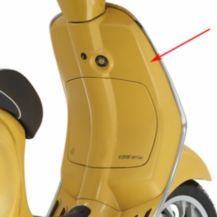 Leg shield Piaggio original yellow 968/a sprint 1b003620500l5