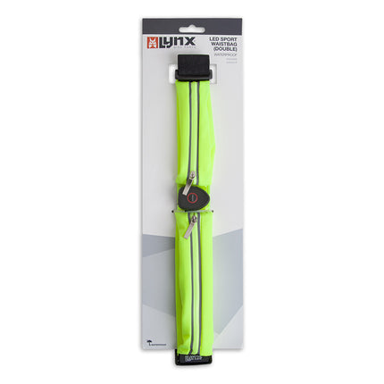 Lynx Reflecterende LED heuptas / hardloopriem (dubbel) USB – productafbeelding 2