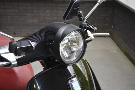 headlight rim DMP + visor matt black primavera
