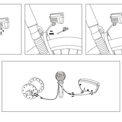 Lynx Koplamp Dynamo Sensor 30 Lux – productafbeelding 3