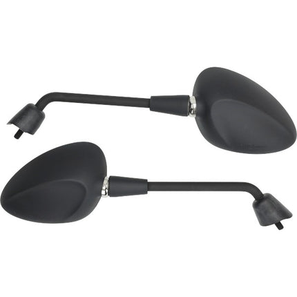 jeu de rétroviseurs modèle long original avec homologation E noir mat sprint