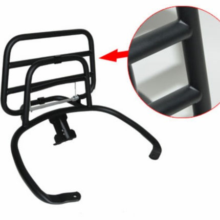 porte-bagages arrière rabattable qualité d'origine noir mat vespa, primavera, sprint