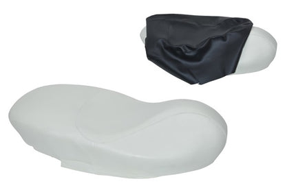Mousse de selle biplace (fabriqué en UE) + housse (modèle Primavera) noire Vespa LX = liquidation