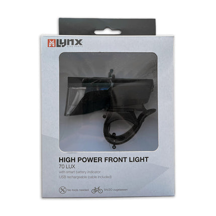 Lynx Koplamp USB High Power Max 70 Lux – productafbeelding 2