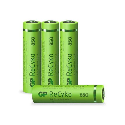 GP Oplaadbare AAA-batterijen 850mAh NiMH 4PK – productafbeelding 2
