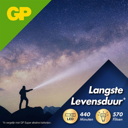GP Ultra Plus Alkaline AA-batterijen 4PK – productafbeelding 3