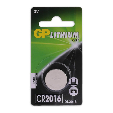 GP CR2016 Lithium-knoopcel 3V 1PK