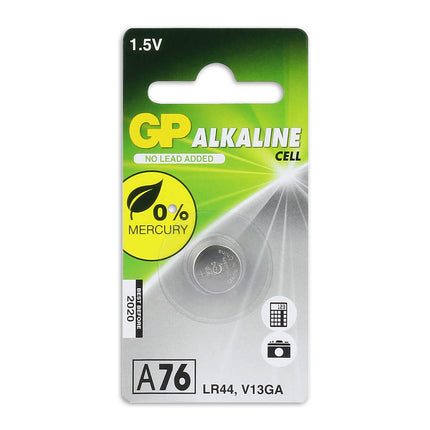 GP LR44 Alkaline knoopcel 1.5V 1PK