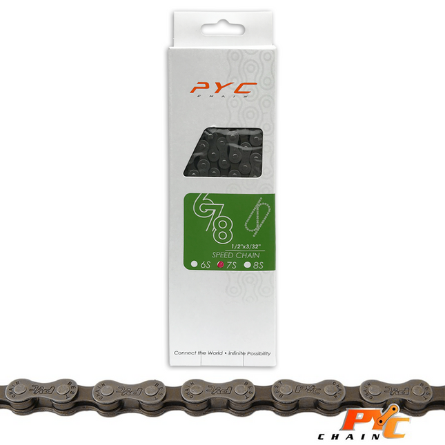 P.Y.C. Fietsketting 7 speed