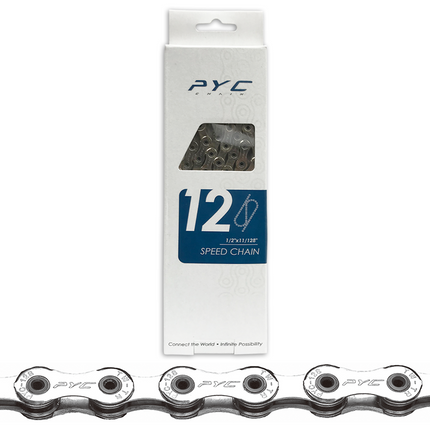 P.Y.C. Fietsketting 12 speed – 1/2 x 11/128 Inch - 126L - 5.1 mm – FK440312.01