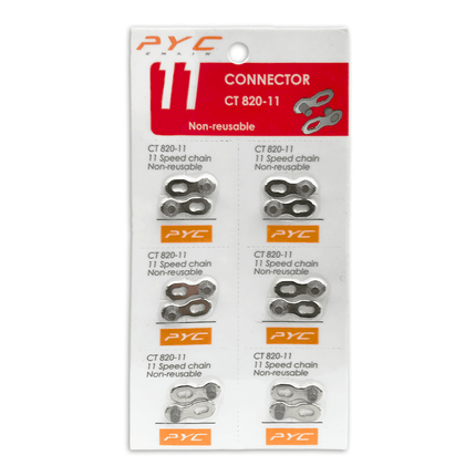 P.Y.C. Connector link 11 speed (6x)