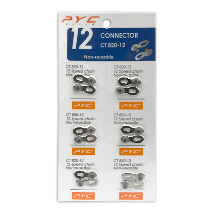 P.Y.C. Connector link 12 speed (6x)