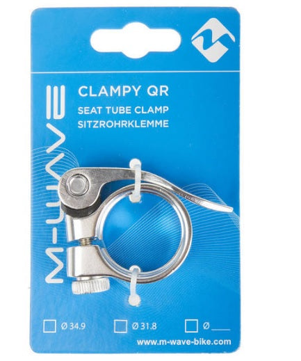QA0404A Zadelpen klem 31.8 QR zilver