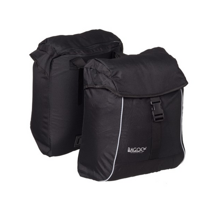FD1401D Bagoo tas dubbel zwart