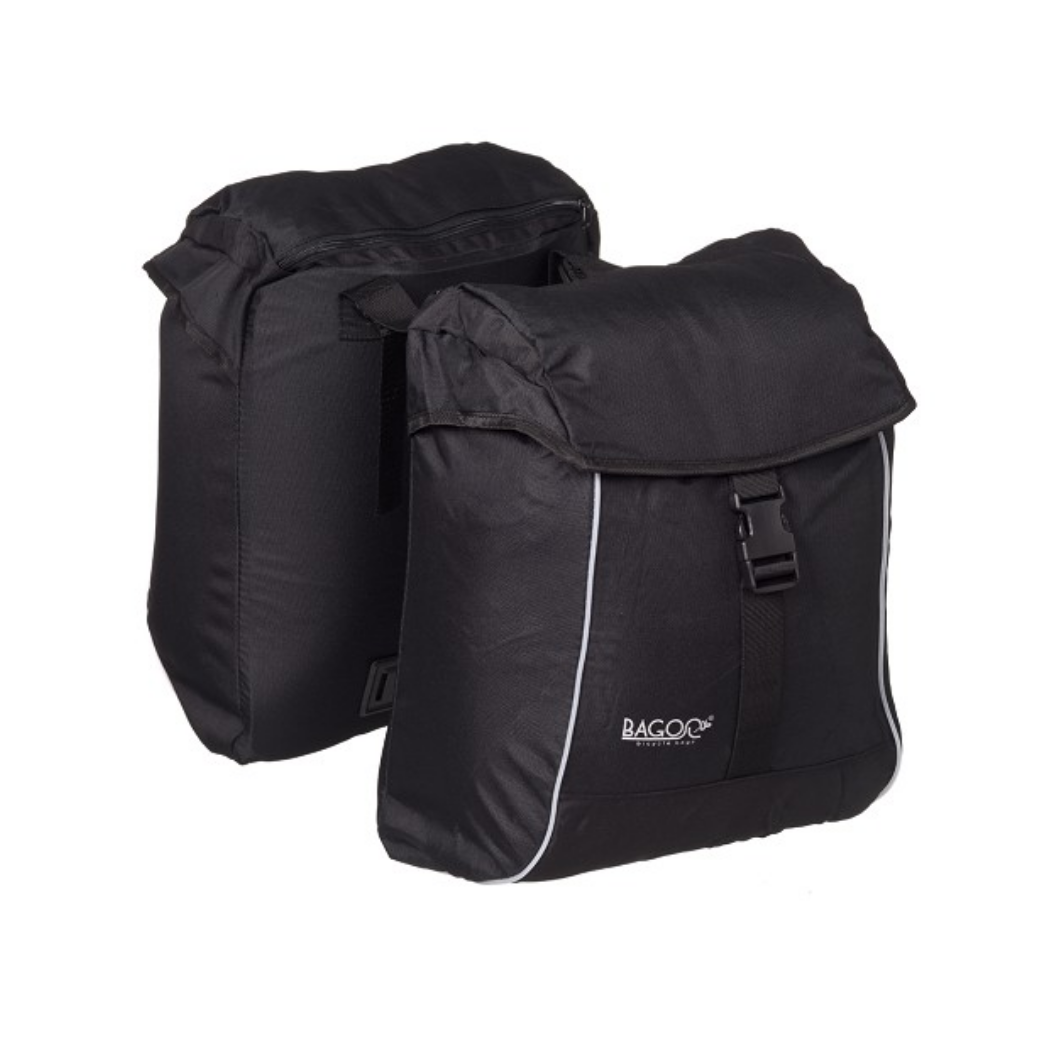 FD1401D Bagoo tas dubbel zwart