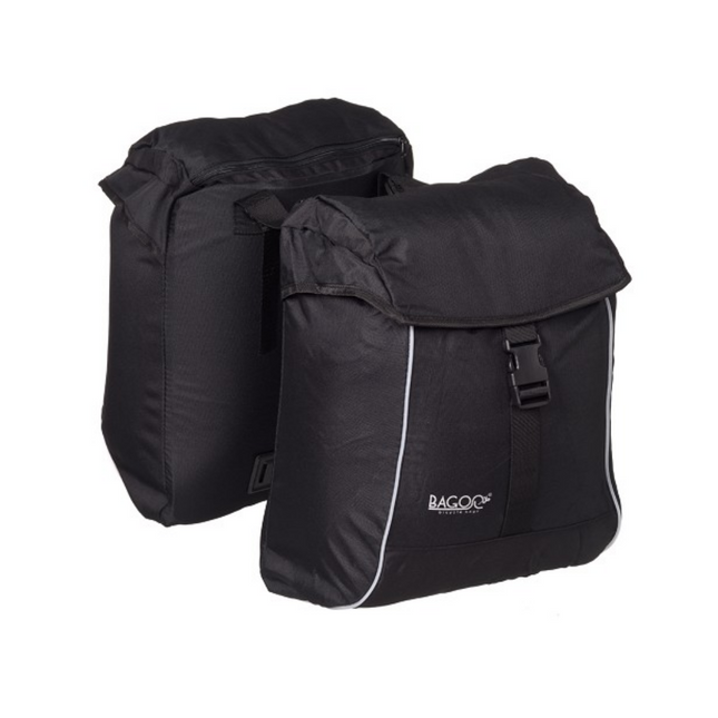 FD1401D Bagoo tas dubbel zwart