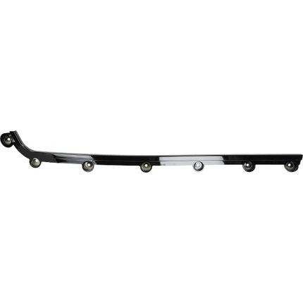 decorative strip Kymco original footboard left black gloss new like 64317-acc1-e10-n1p