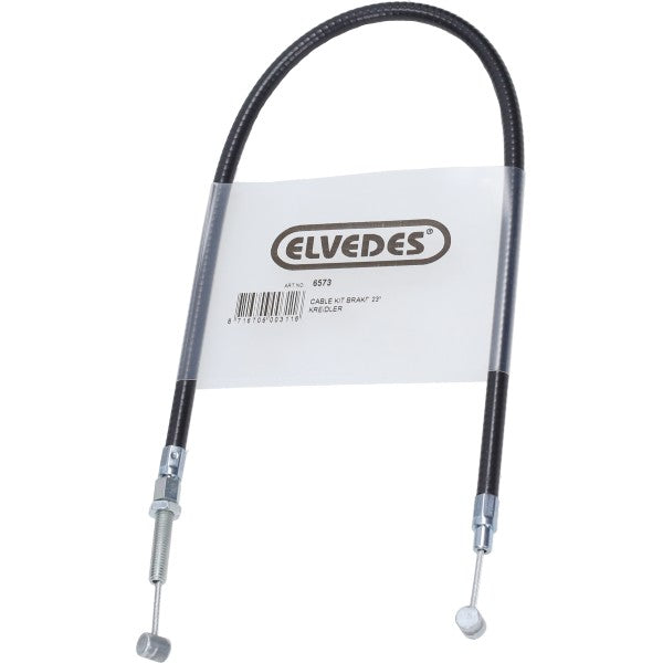 achterremkabel elvedes lang lengte totaal 53 cm zwart rm, rmc