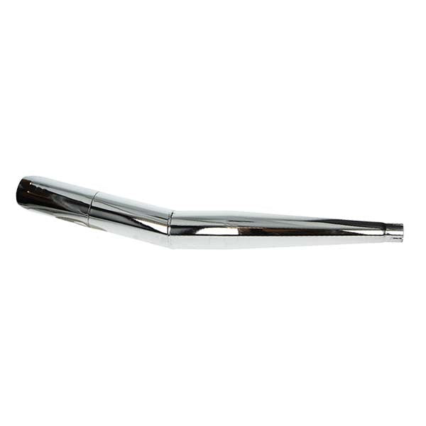 uitlaat jamarcol + knik (made in EU) let op kleine aanpassing 28mm chroom kreidler