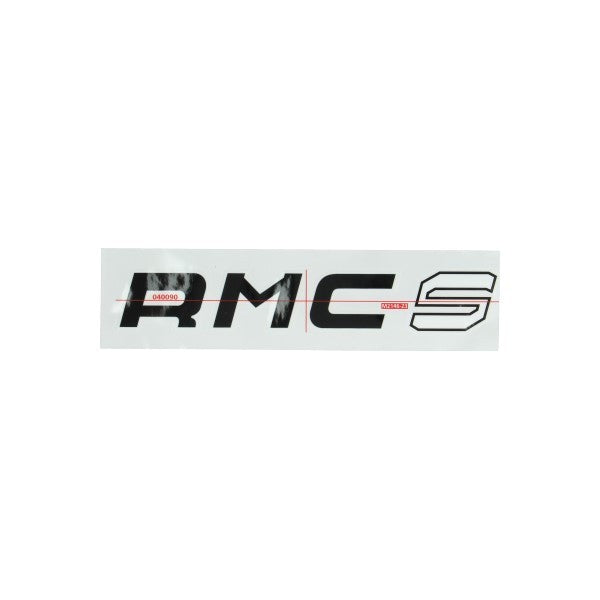 sticker rmc-s zwart/wit kreidler