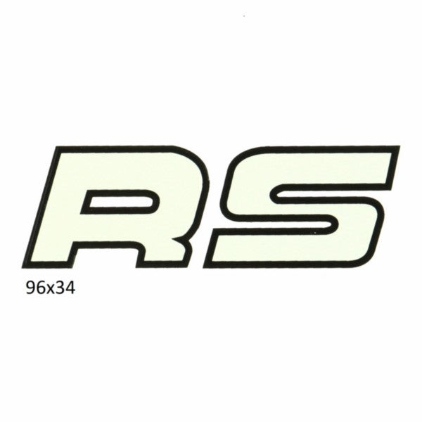 sticker wit/zwart kreidler rs