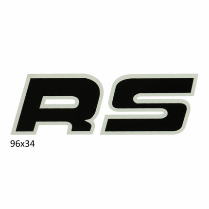 sticker zwart/wit kreidler rs
