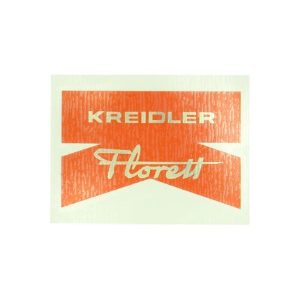 autocollant garde-boue arrière rouge/or Kreidler Florett