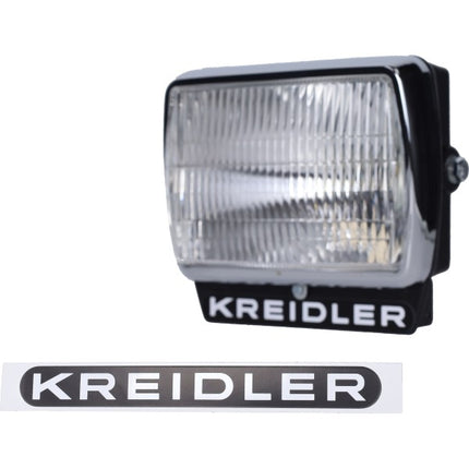 sticker 165x18.6mm black/white 10 pieces Kreidler