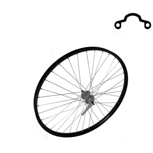 Z Achterwiel 28x1/2 zwart/Shimano R3