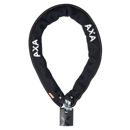 Kettingslot Axa Newton Promoto+ 4 130/10,5 met neopreen hoes - zwart