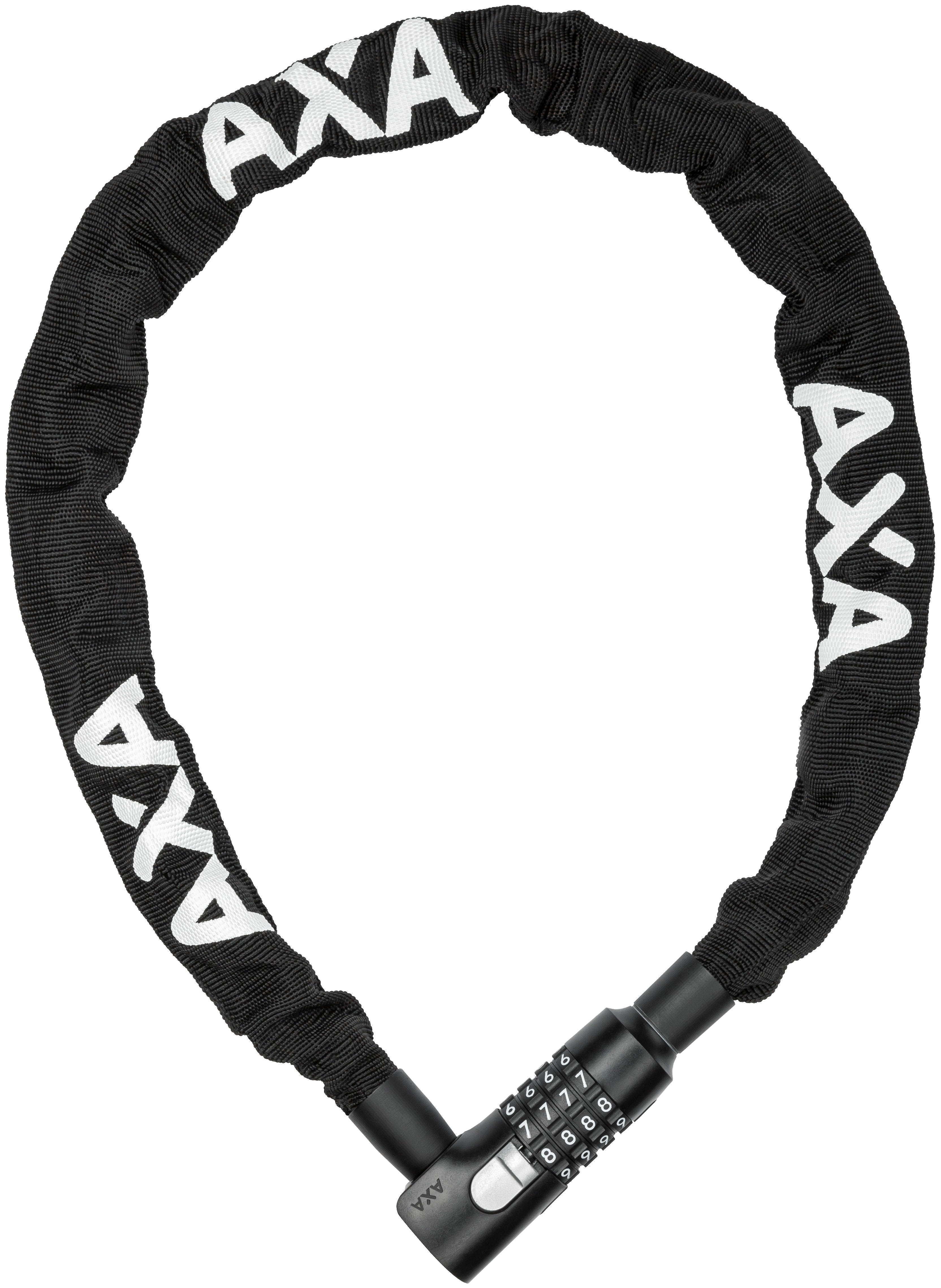 Kettingslot Axa Absolute C5-90 met polyester hoes - zwart