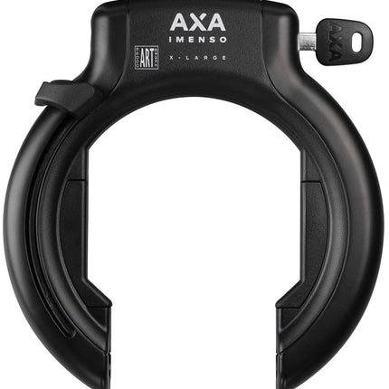 Antivol de cadre Axa Imenso X Large à clé fixe - noir (emballage atelier)