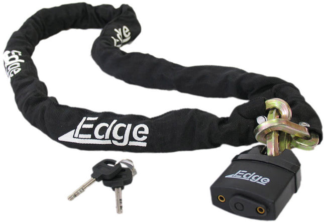 Antivol chaîne Edge Power 150cm - ø10mm - noir
