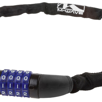 Antivol à chaîne M-Wave avec code ø3,5*900mm - noir