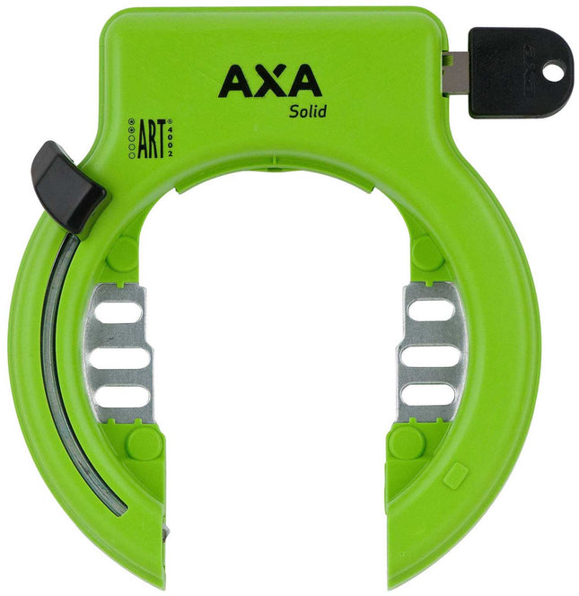 Ringslot Axa Solid - groen (op kaart)