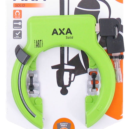 Ringslot Axa Solid - groen (op kaart) - afbeelding 2