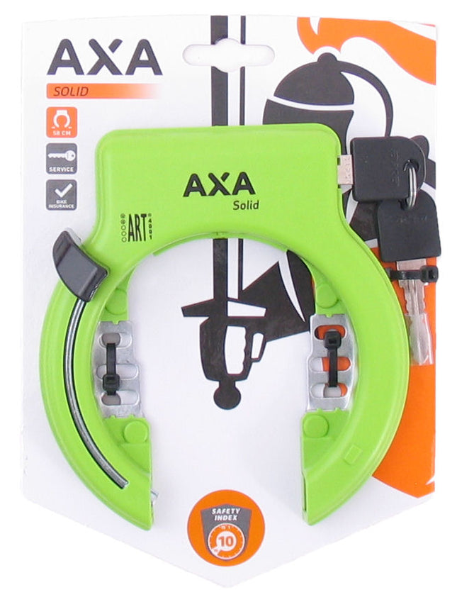 Ringslot Axa Solid - groen (op kaart) - afbeelding 2