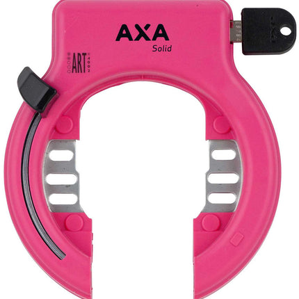Ringslot Axa Solid - roze (op kaart)