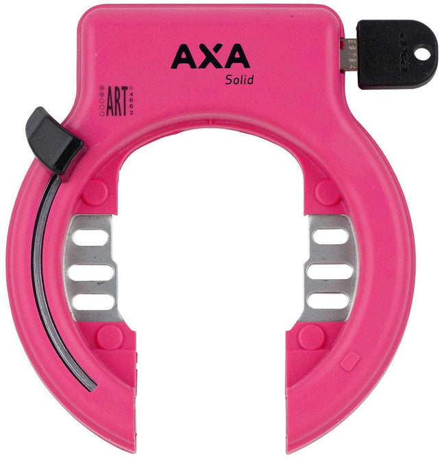 Ringslot Axa Solid - roze (op kaart)