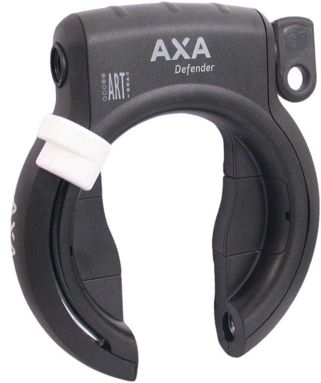 Ringslot Axa Defender Anniversary edition - zwart met witte knop