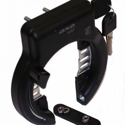 Ringslot Axa Solid Topbout - zwart (werkplaatsverpakking)