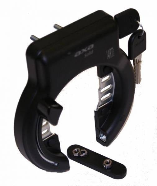 Ringslot Axa Solid Topbout - zwart (werkplaatsverpakking)