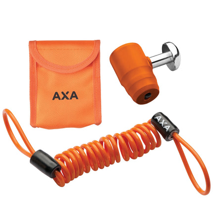 Schijfremslot Axa Pro Block ø16mm - oranje (op kaart)