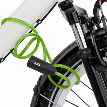 Spiraalkabelslot Axa Zipp 120/8 - groen