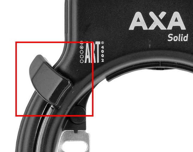 Slotknop Axa Solid - zwart