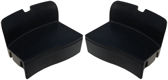 Afdekkapjes voor Axa Defender - zwart (set)